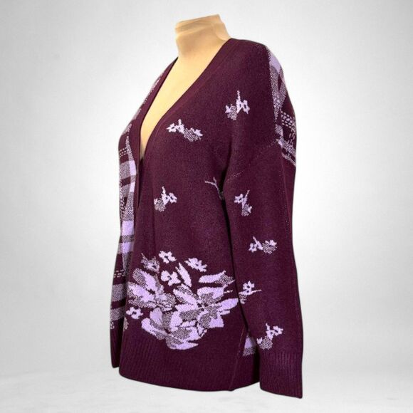 99 JANE STREET  Mixed Print Button Front Cardigan, NWT! Size 2X - Picture 2 of 10